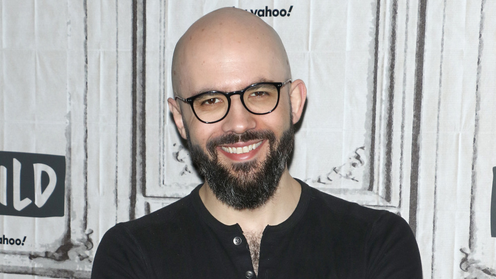 Andrew Rea in a black shirt
