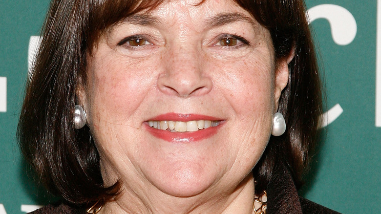 Close up of Ina Garten smiling