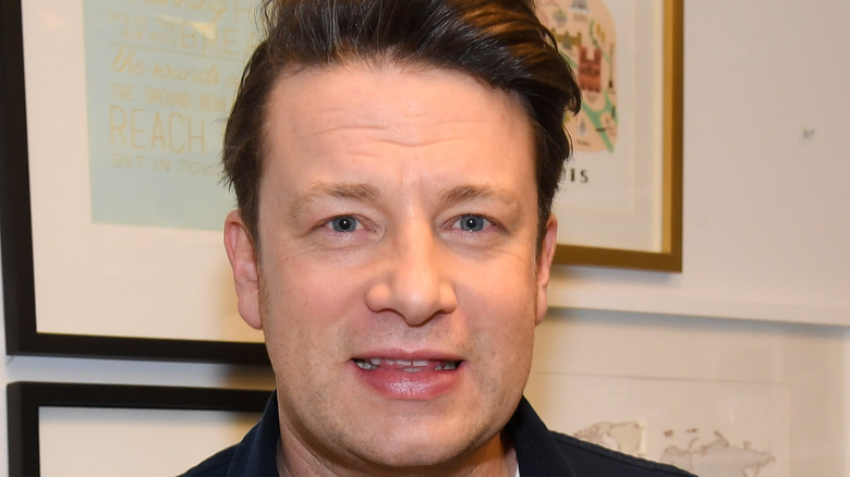 Jamie Oliver smiling