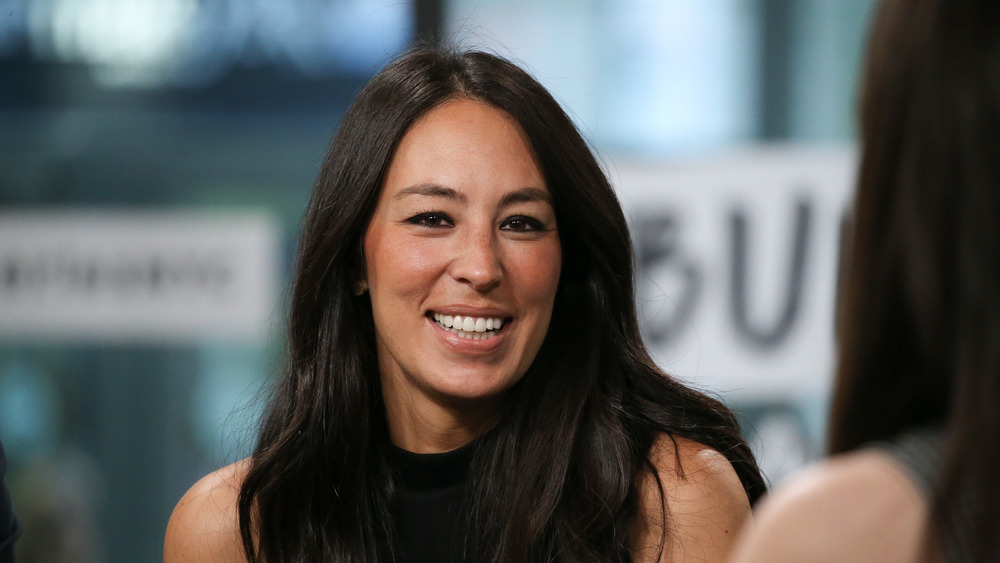 Joanna Gaines in a black top