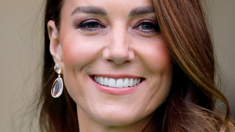Kate Middleton with wide smile