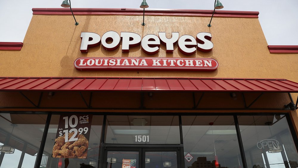 Popeyes sign