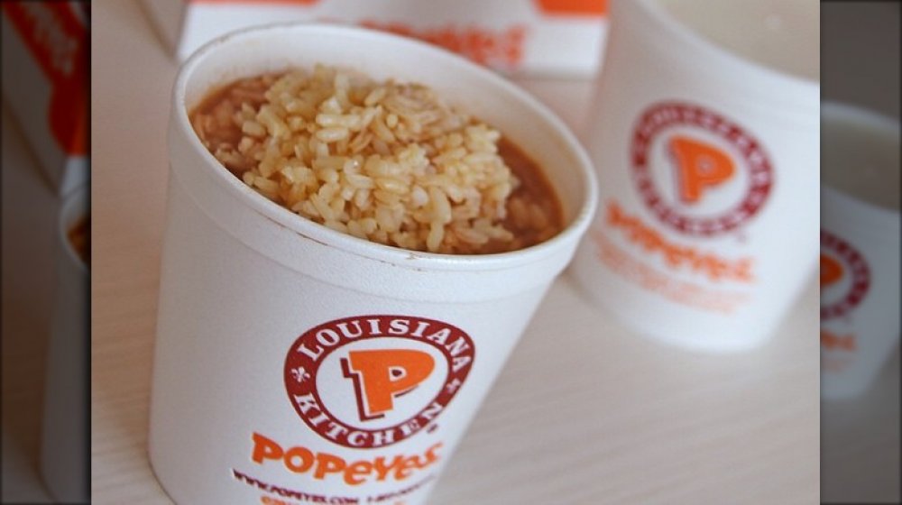 Popeyes red beans and rice