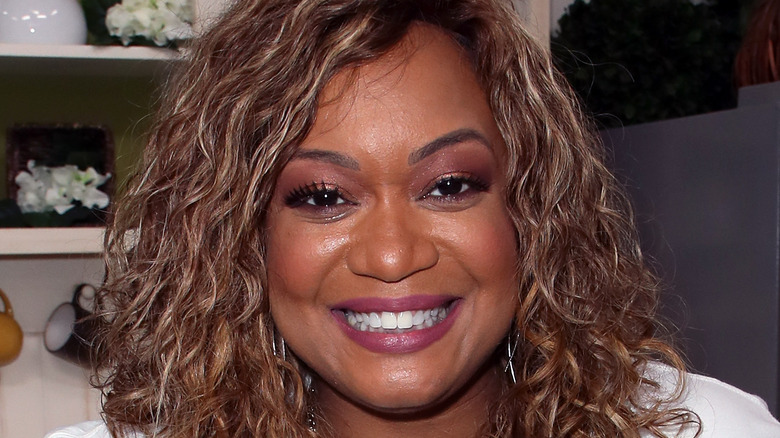 Close up of Sunny Anderson smiling
