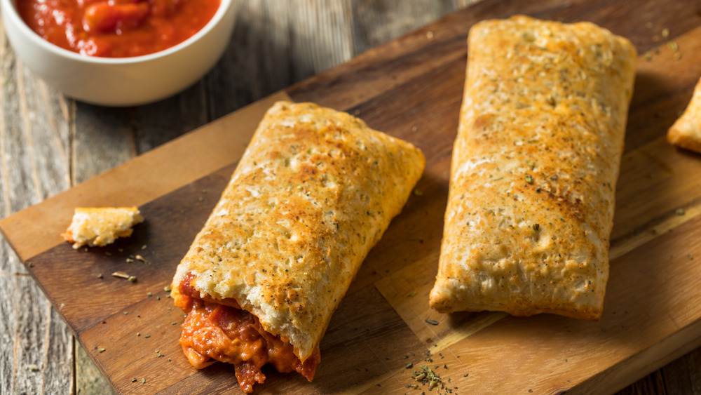Meat and cheese hot pocket