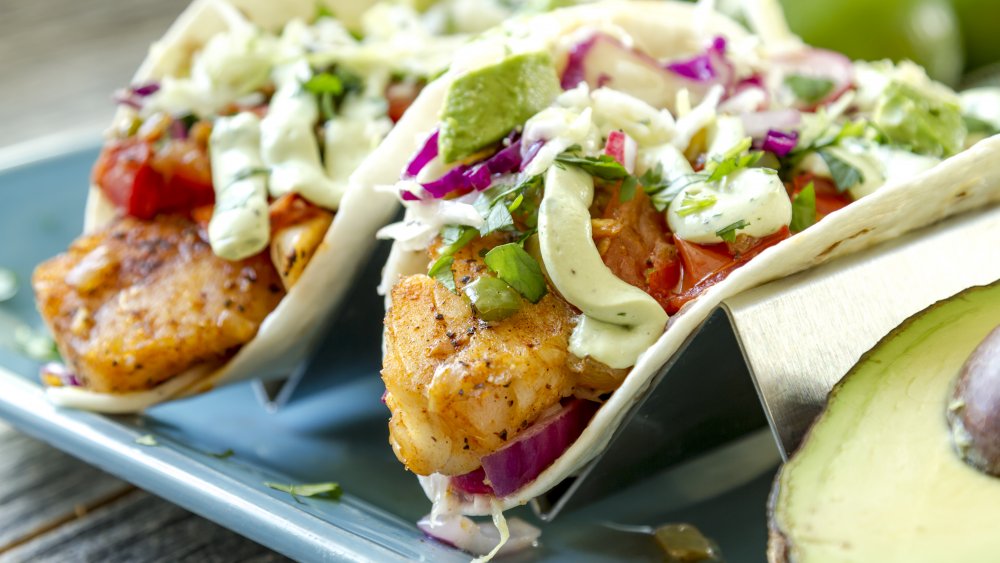 A couple of fish tacos