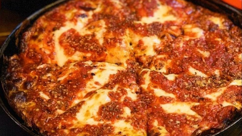 Chicago deep dish pizza