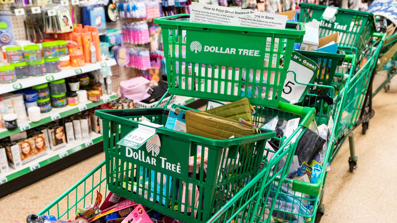 Dollar Tree clearance baskets