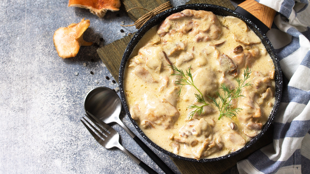 Creamy chicken dish