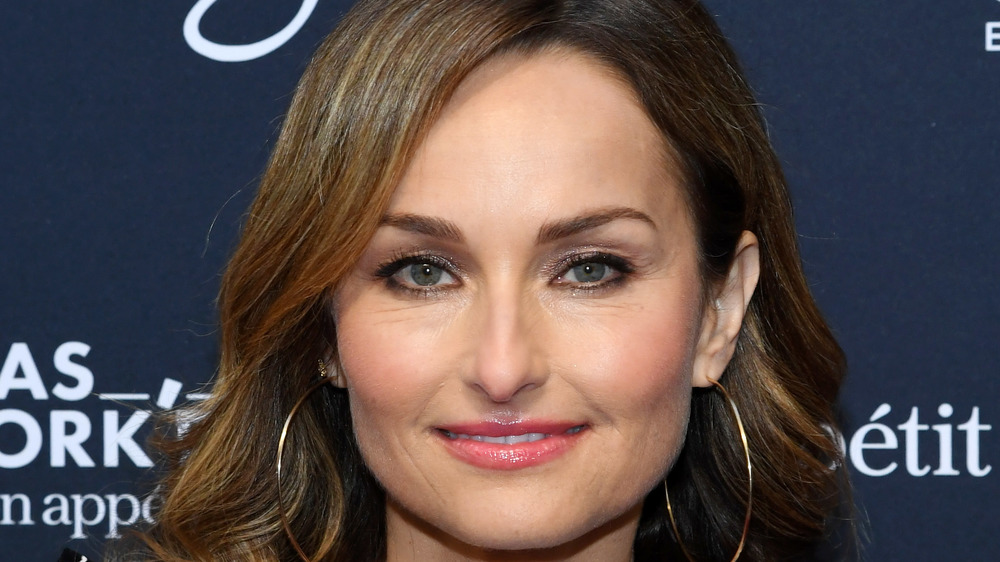 Giada De Laurentiis in pink lipstick