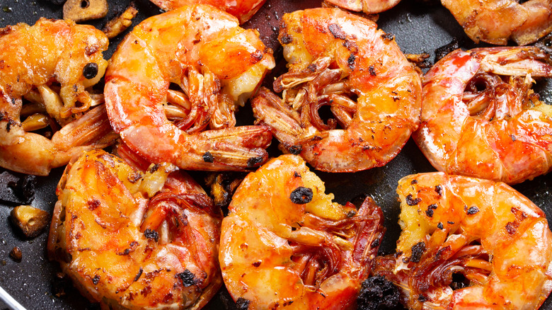 Cooked shrimp