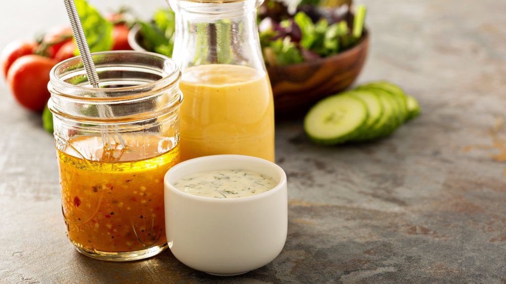 Homemade vinaigrettes