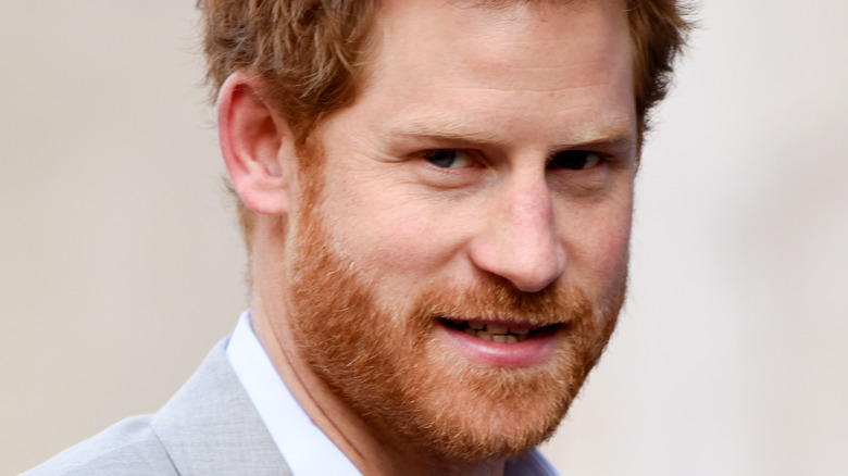 Prince Harry smiling