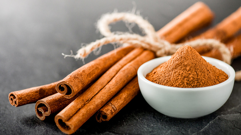 bundle of cinnamon sticks