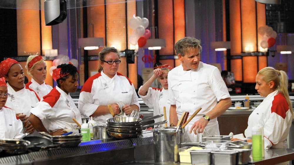 Chef Gordon Ramsay dresses down a contestant