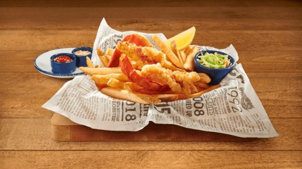 Lobster fish and chips
