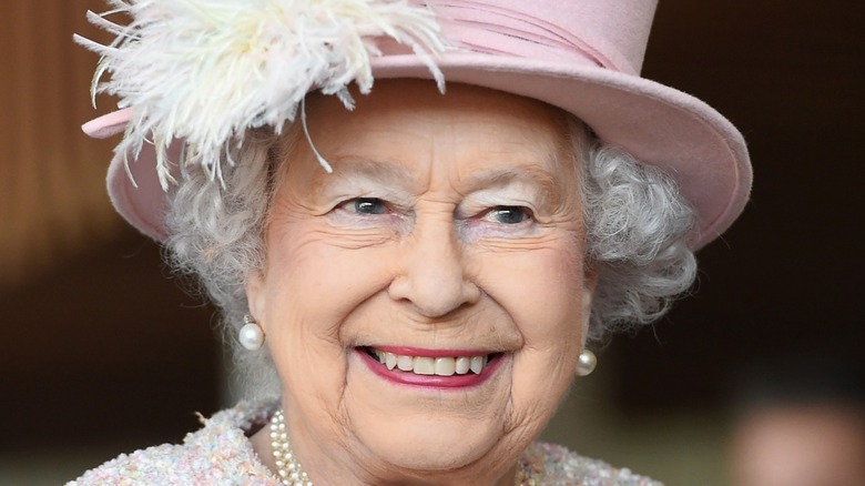 Queen Elizabeth smiling