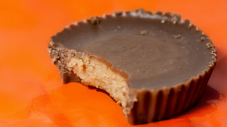 Close up photo of Reese's Peanut Butter Cup