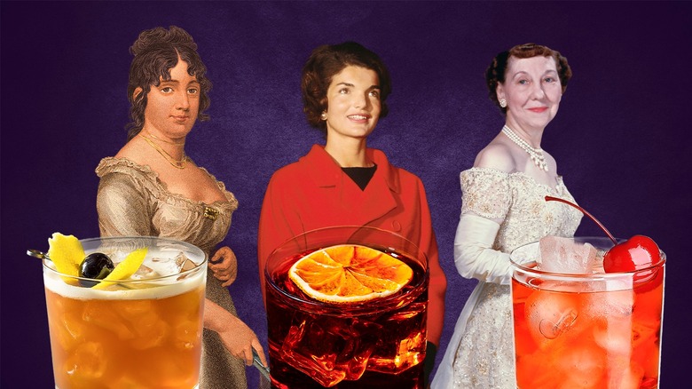 Former first ladies with their favorite drinks