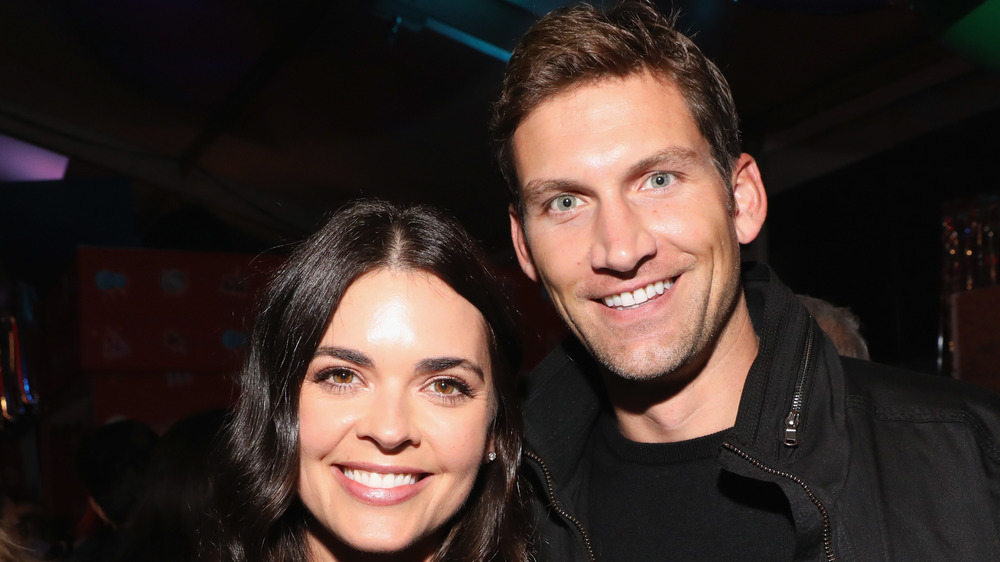 Katie Lee and Ryan Biegel smiling