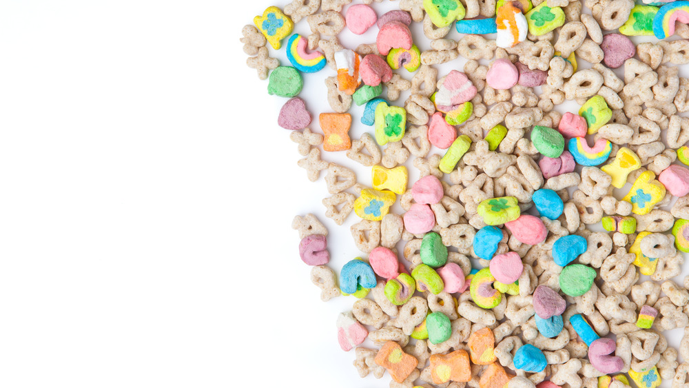 spilled Lucky Charms