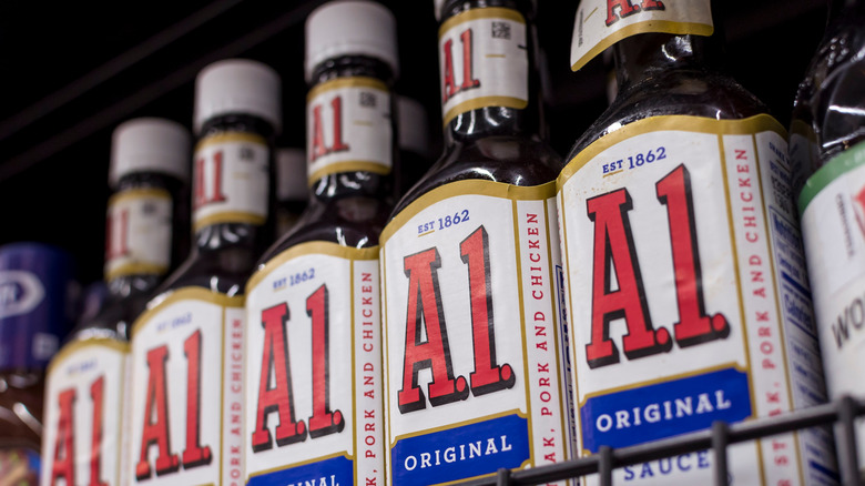 A.1. sauce bottles