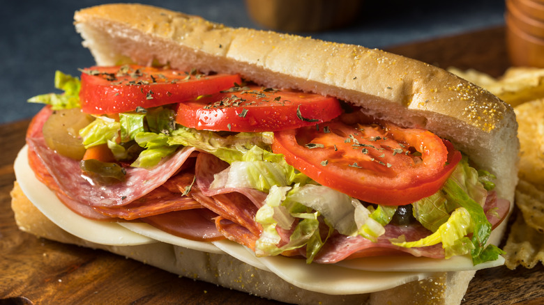 Italian sub sandwich