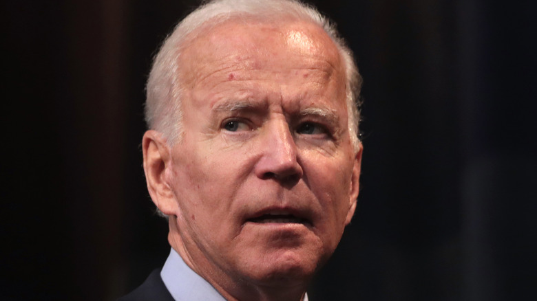 President Biden in closeup image