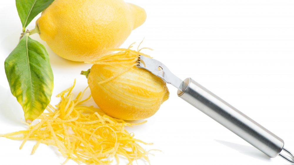 Lemons and zester