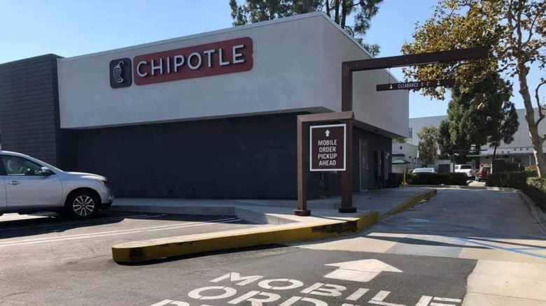 A Chipotle "drive-thru"