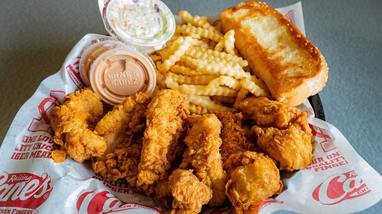 Raising Cane's chicken fingers