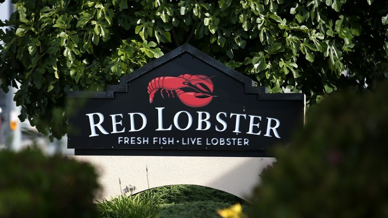 Red Lobster sign