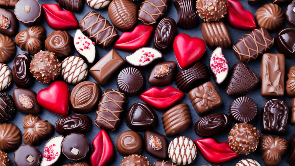 Assorted Valentines chocolate
