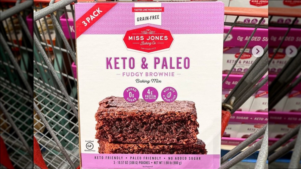 Keto paleo brownie package