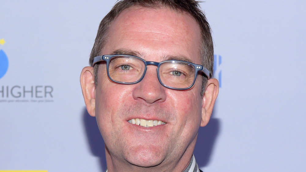 Ted Allen wearing black Purdue sweatshirt