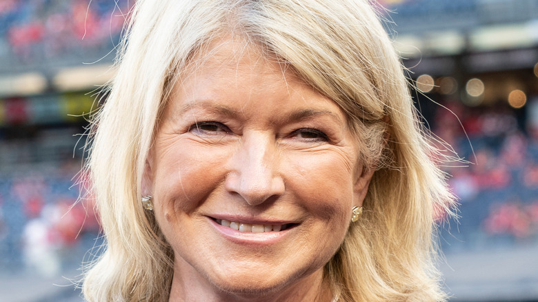 Martha Stewart smiling at event  