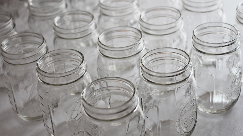 Rows of masor jars