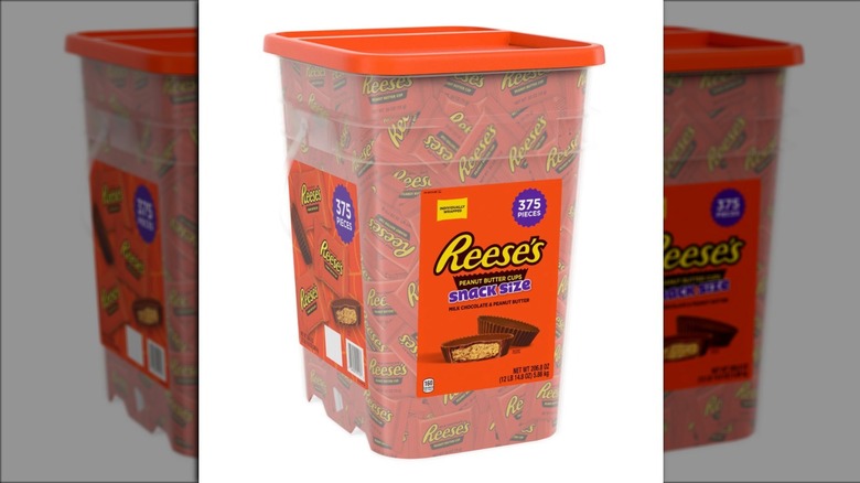 Giant bucket of Reeses