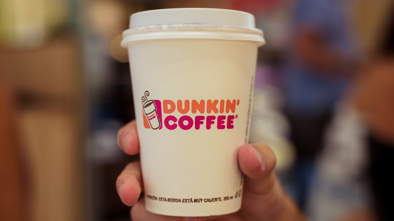 Dunkin' Donuts coffee cup
