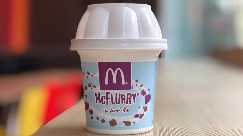 McFlurry on table