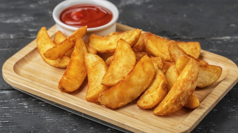 Steak Fries and Ketchup