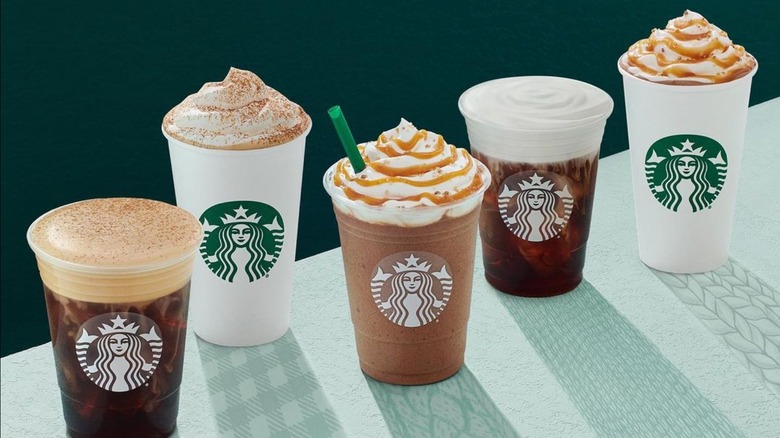 Starbucks fall drinks