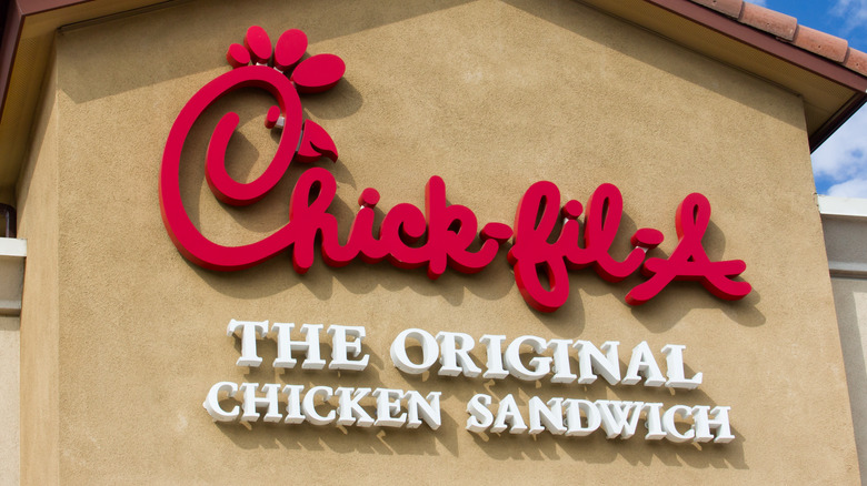 Chick-Fil-A logo on a storefront