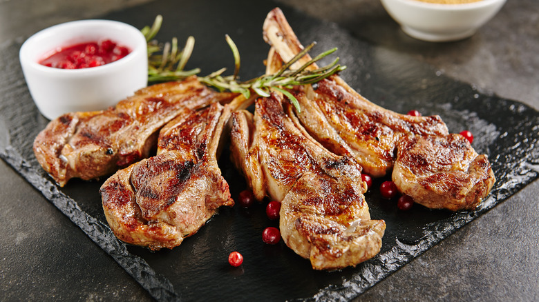 grilled lamb chops