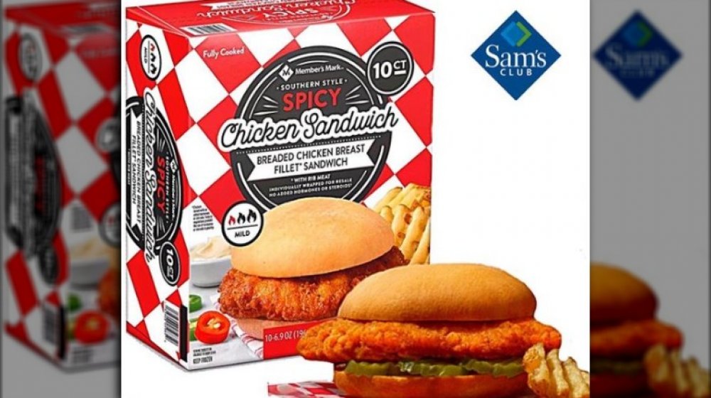 Sam's Club Spicy Chicken Sandwiches