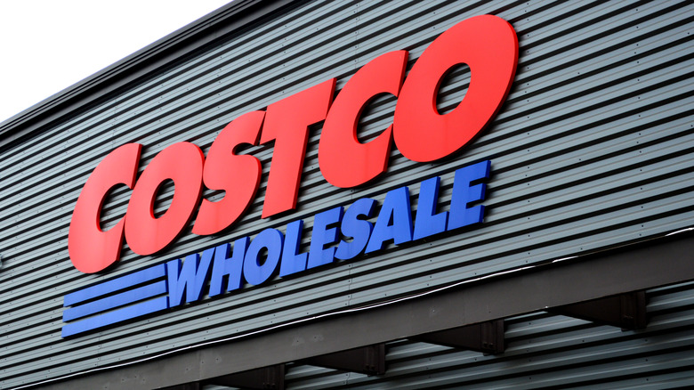 The exterior of a Costco store