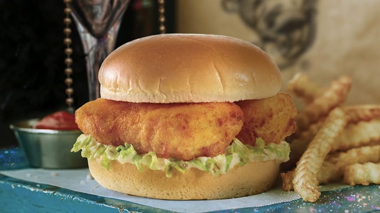 Alaskan cod sandwich from Frisch's Big Boy.