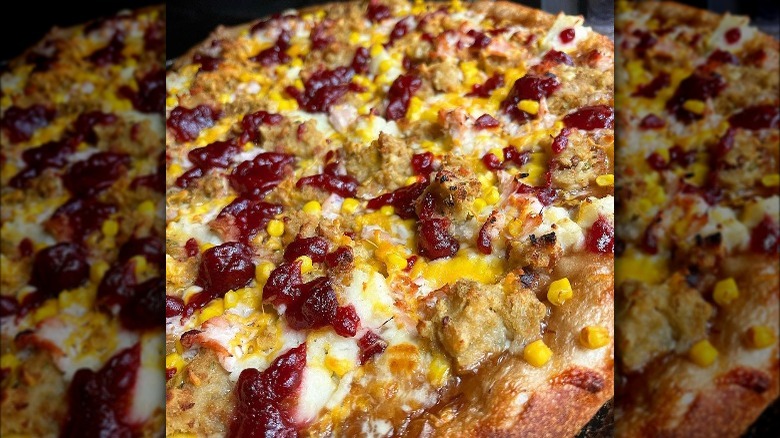 Macy's Place Pizzeria Thanksgiving pizza