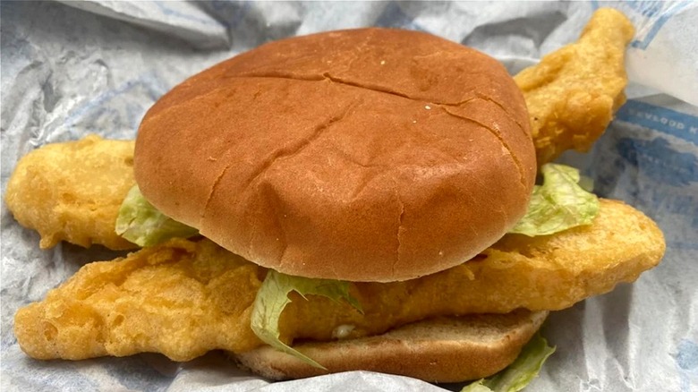 A Giant Fish Sandwich from Captain D's.