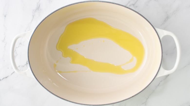 oil in dutch oven